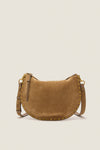 Taupe Oskan Soft Zip Shoulder Strap