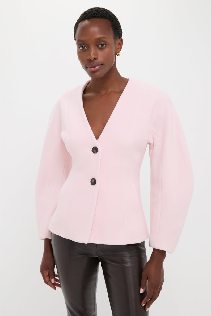 Ballerina Peacoat Wool Fitted Blazer