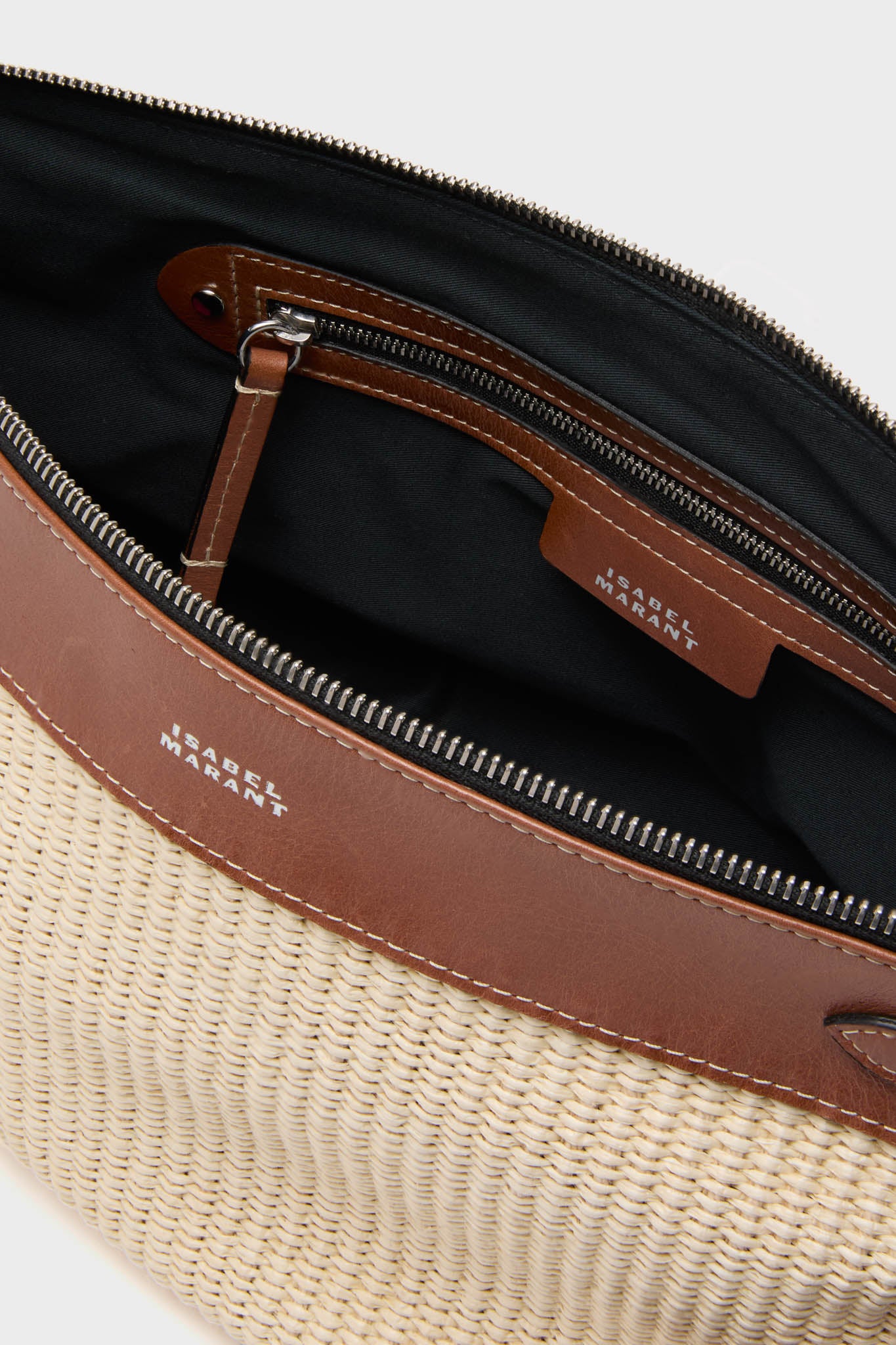 Natural and Cognac Winna Day Shoulder Strap | Isabel Marant
