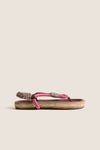 Multicolor Burgundy Gypso Sandals