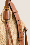 Natural and Cognac Tampa Mini Bag