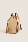 Natural and Cognac Tampa Mini Bag