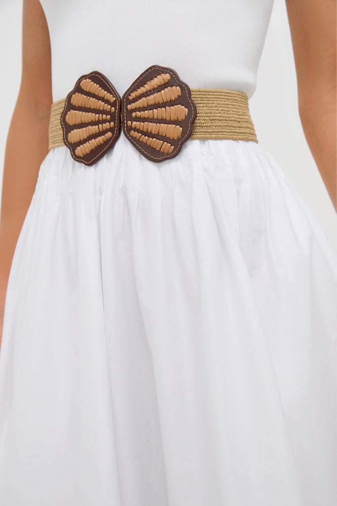 Sand and Chocolate Boho Seashells Belt