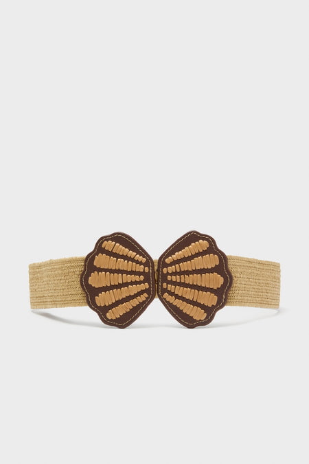 Sand and Chocolate Boho Seashells Belt