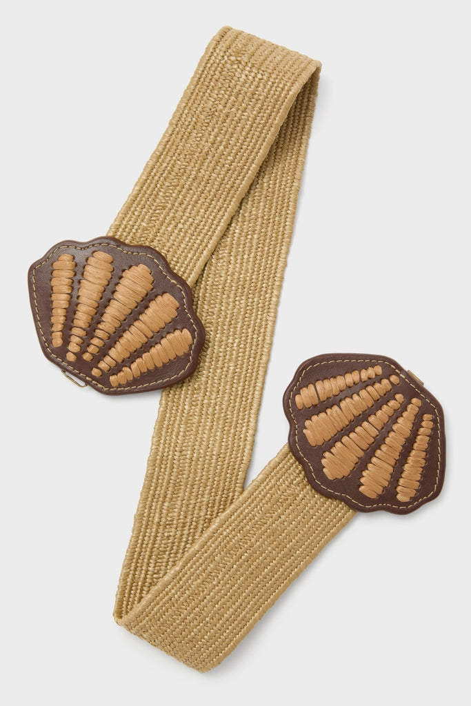 Sand and Chocolate Boho Seashells Belt