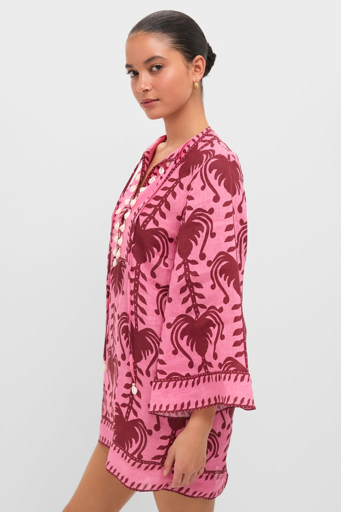 Pink and Cherry Wild Savannah Tunic Dress
