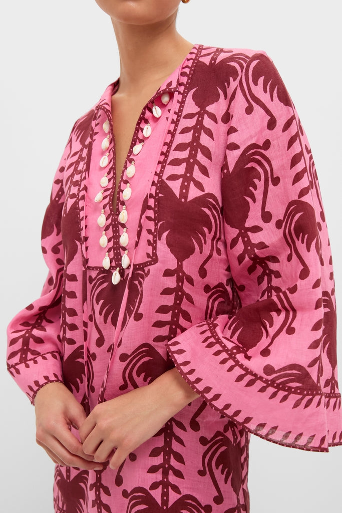 Pink and Cherry Wild Savannah Tunic Dress
