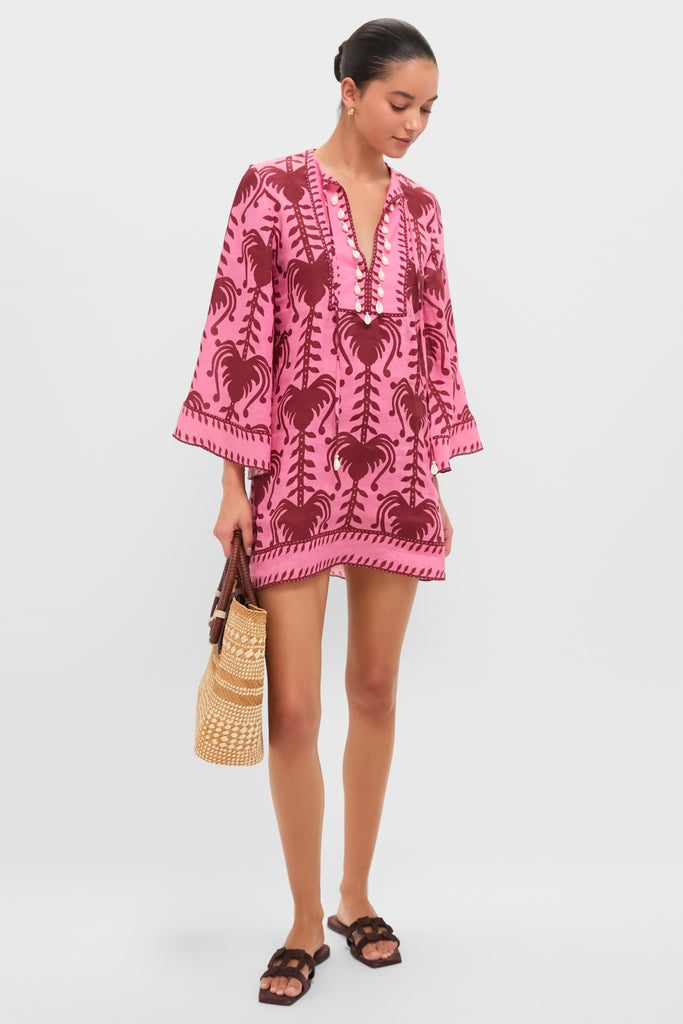 Pink and Cherry Wild Savannah Tunic Dress