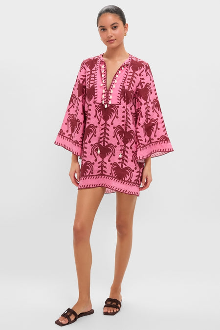 Pink and Cherry Wild Savannah Tunic Dress