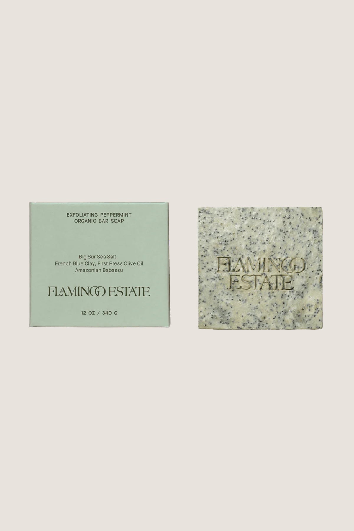Exfoliating Peppermint Soap Brick