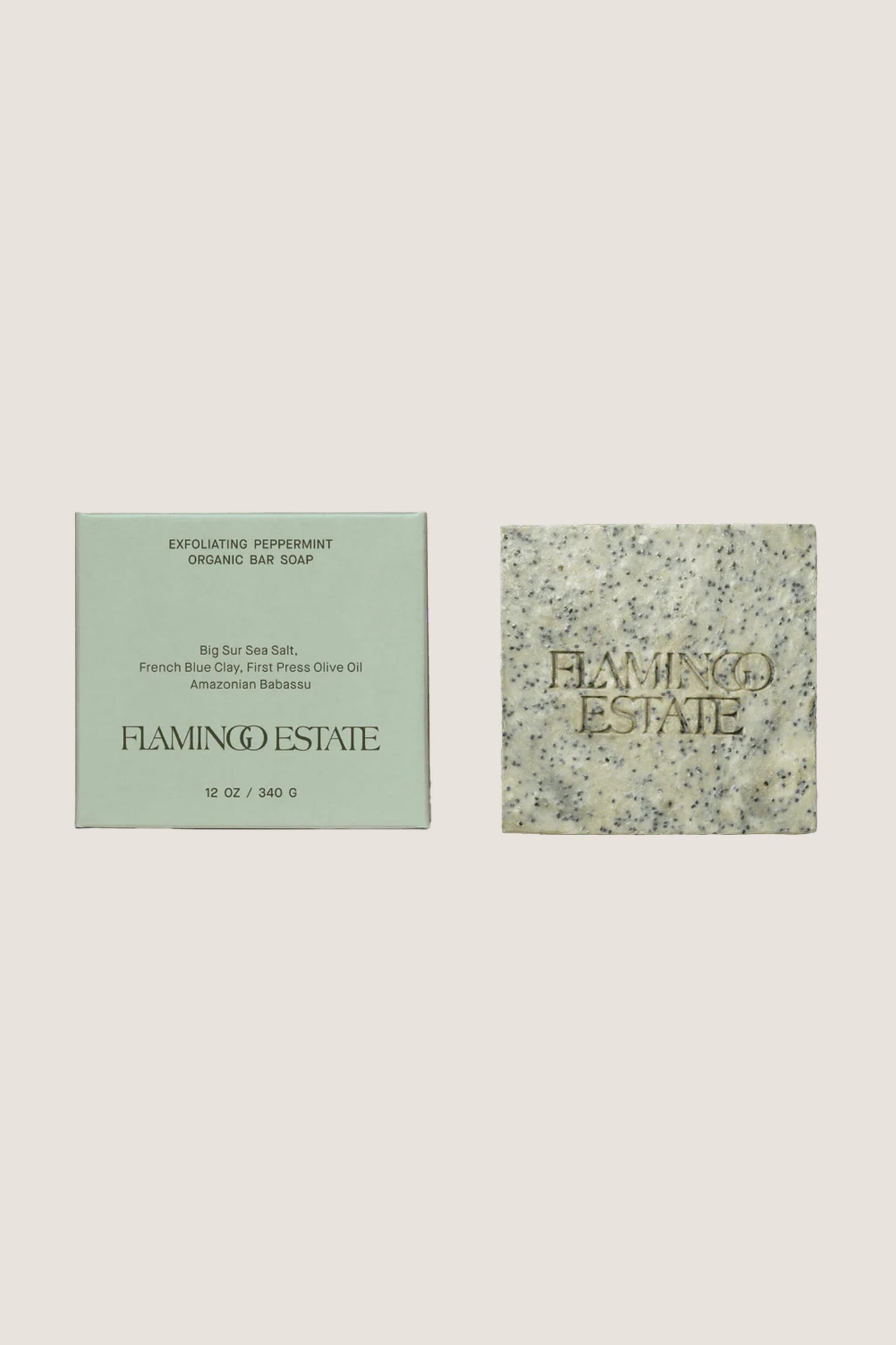 Exfoliating Peppermint Soap Brick