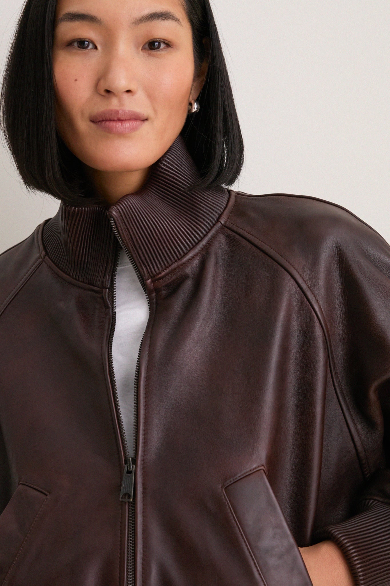 Brown Sheep Skin Leather Jacket
