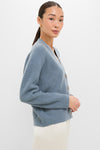 Seaside Cropped Cashmere Cocoon Cardigan
