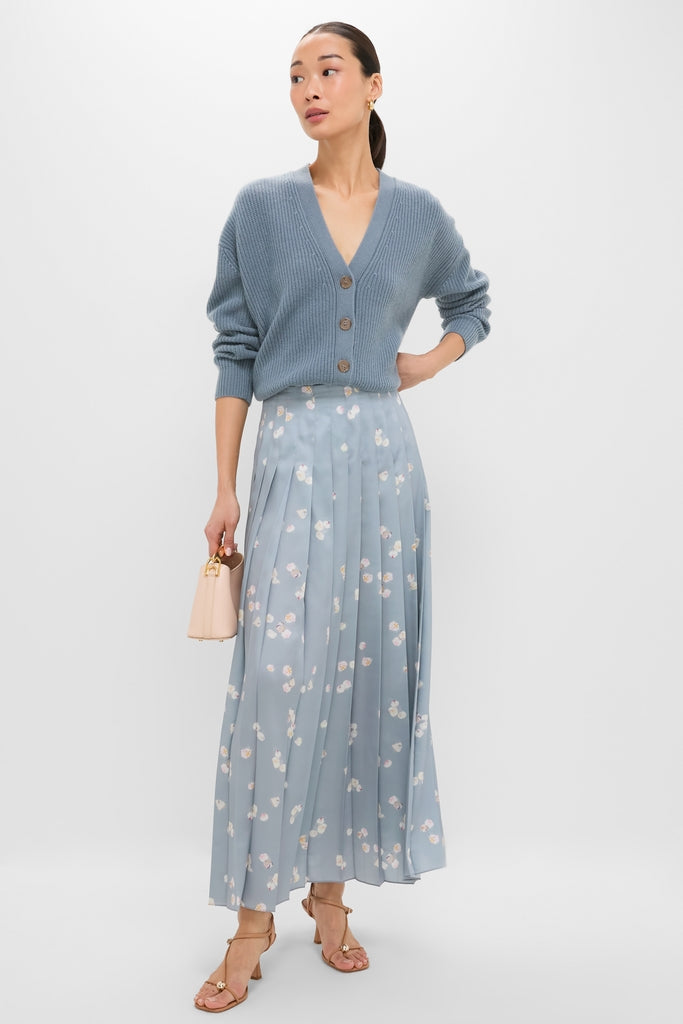 Seaside Cropped Cashmere Cocoon Cardigan