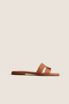 Cognac Leather Muse Sandals