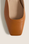 Cognac Leather Lillie Flats