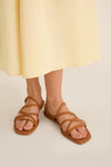 Cognac Leather Marley Sandals