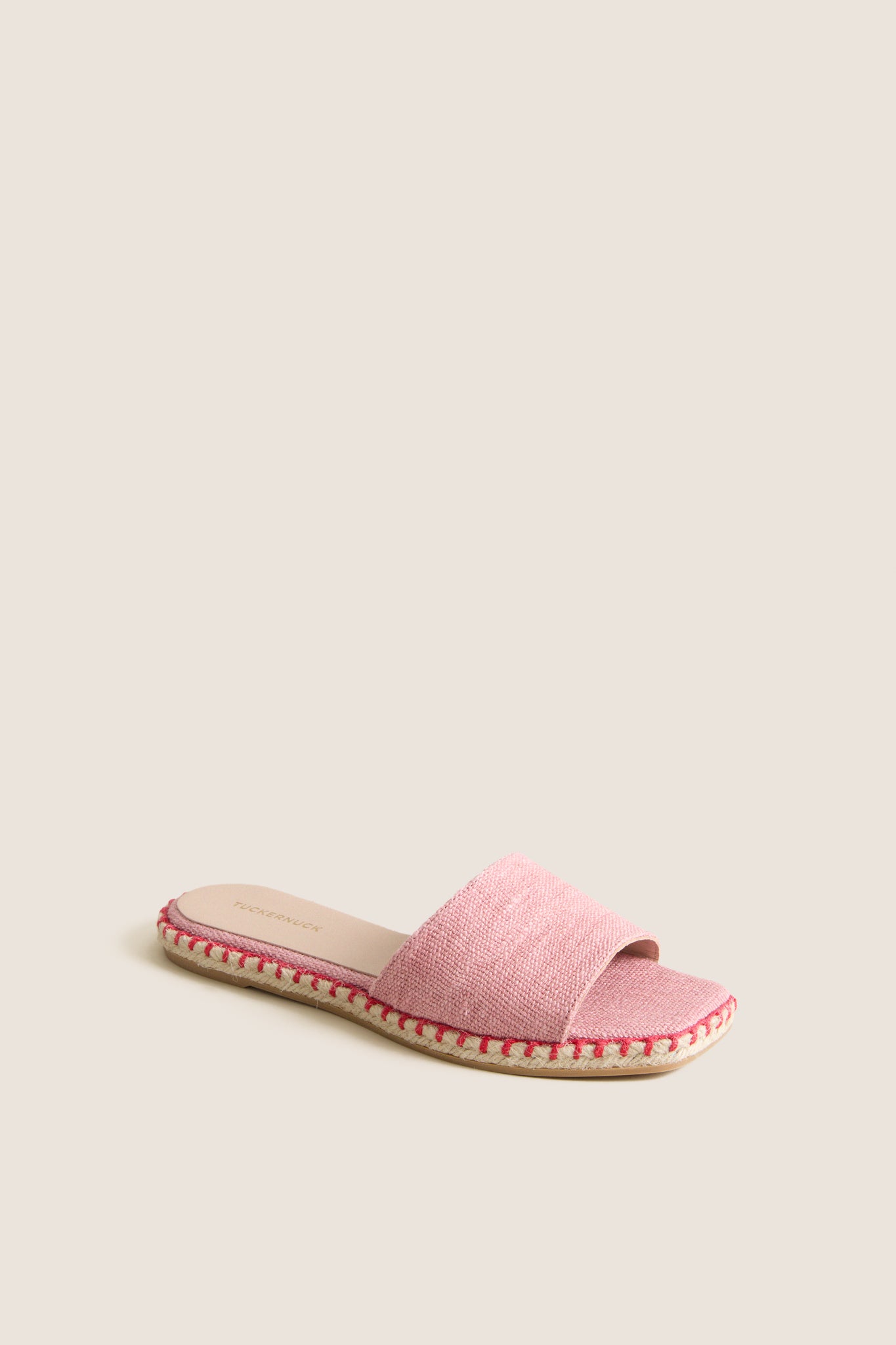 Rose Canvas Veronica Sandals