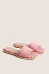 Rose Canvas Veronica Sandals