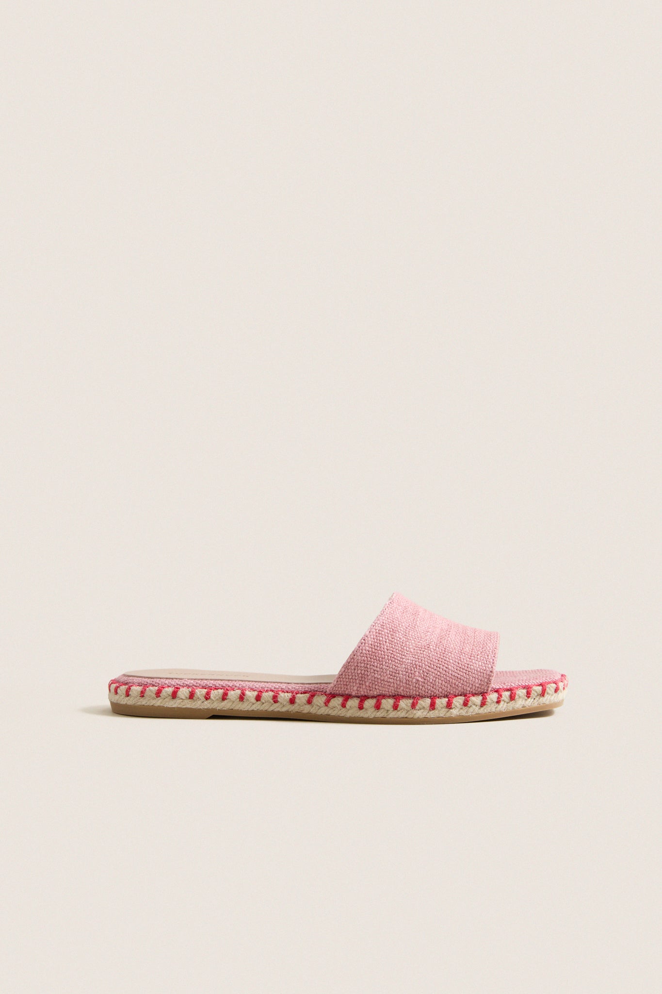 Rose Canvas Veronica Sandals