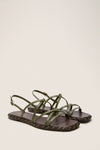 Olive Leather Marley Sandals
