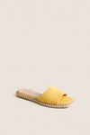 Marigold Canvas Veronica Sandals