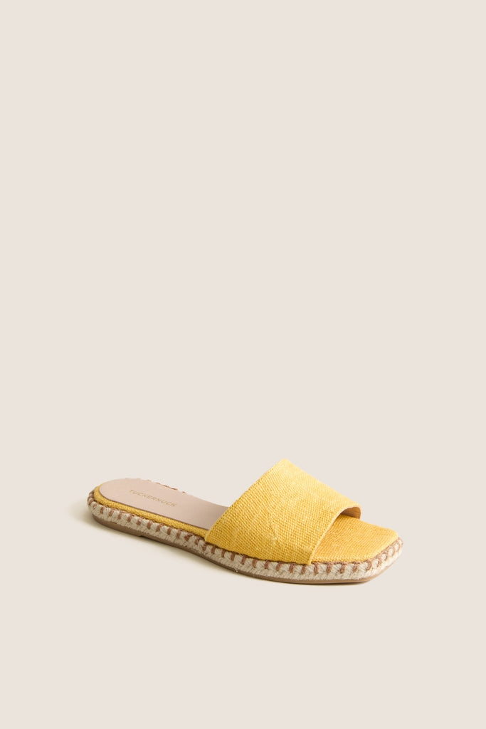 Marigold Canvas Veronica Sandals