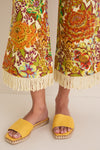 Marigold Canvas Veronica Sandals