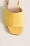 Marigold Canvas Veronica Sandals