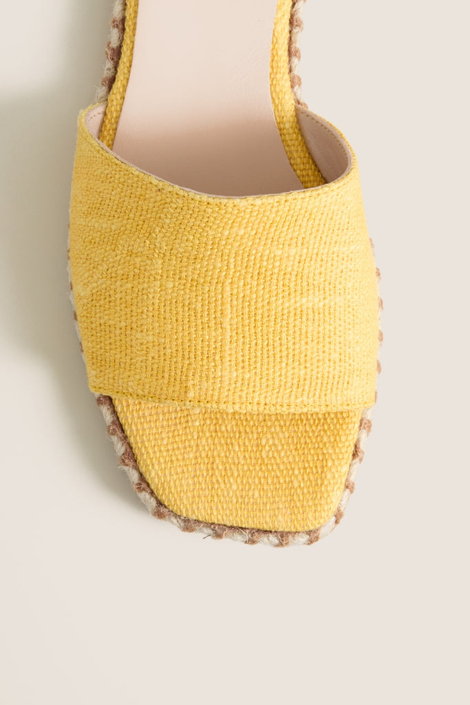 Marigold Canvas Veronica Sandals