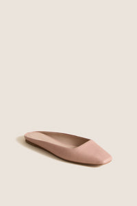Pink Embossed Leather Nilli Flats