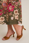 Cognac Suede Sky Heels