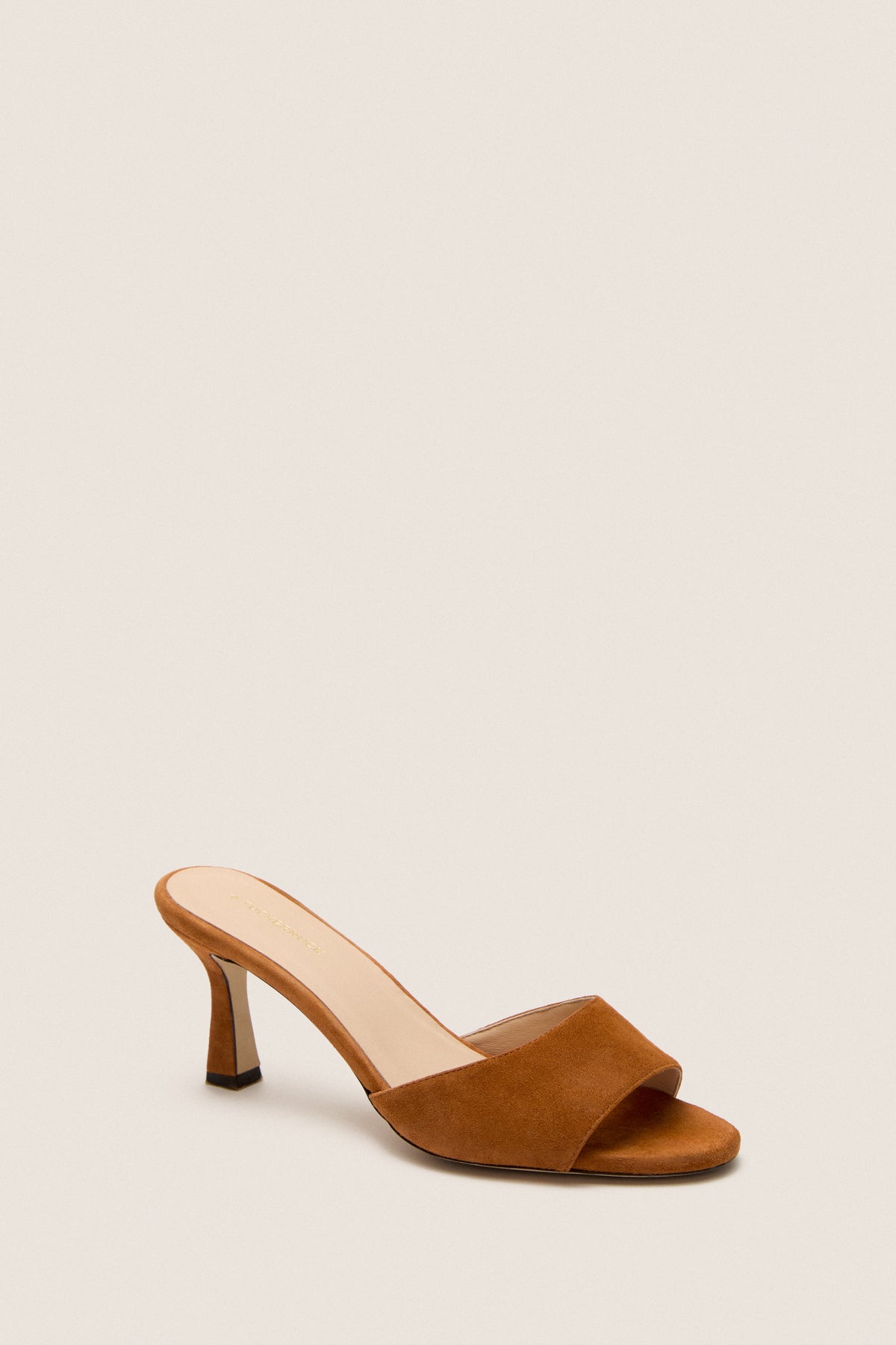 Cognac Suede Sky Heels