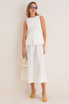 White Harley Waistcoat Dress