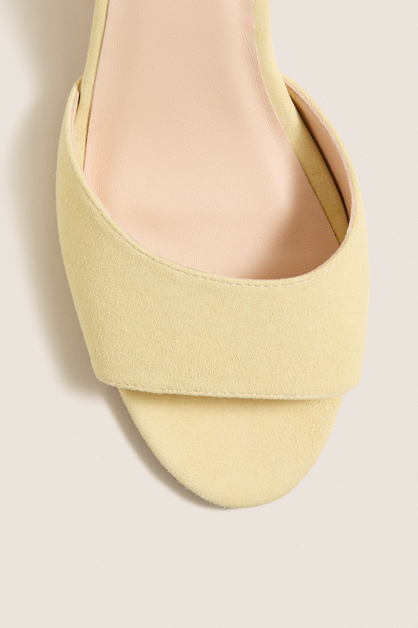 Butter Yellow Suede Sky Heels