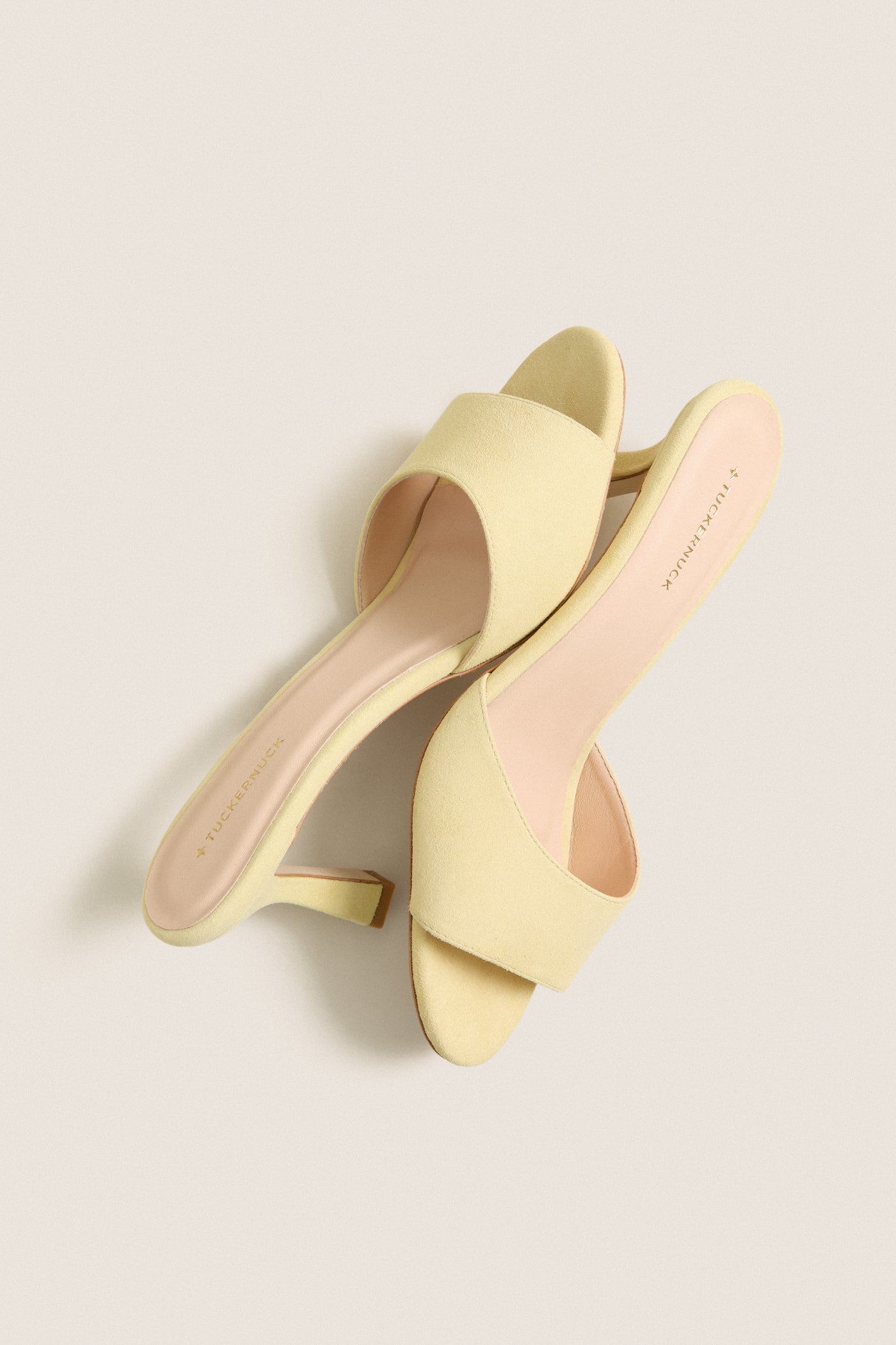 Butter Yellow Suede Sky Heels
