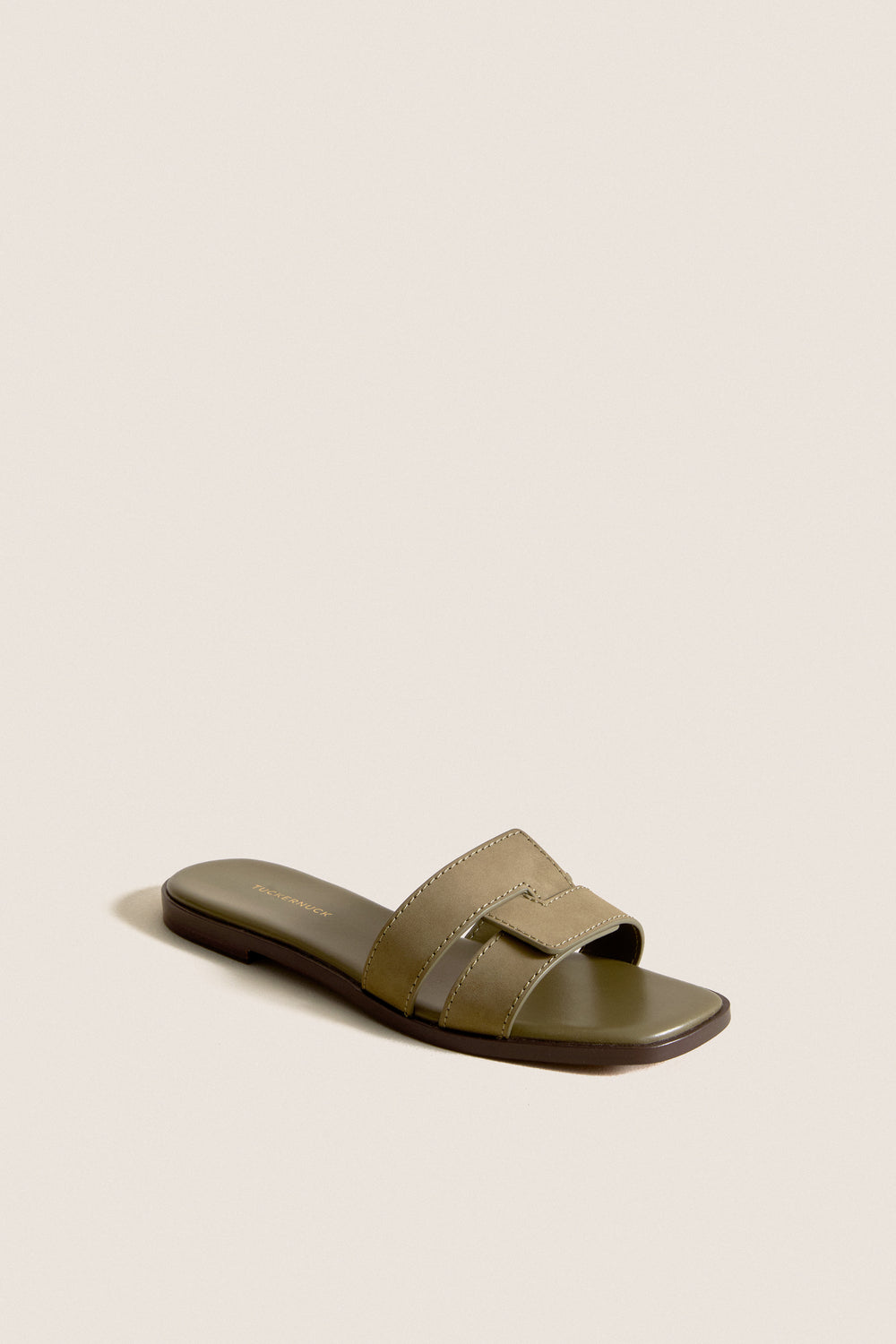 Olive Nubuck Muse Sandals