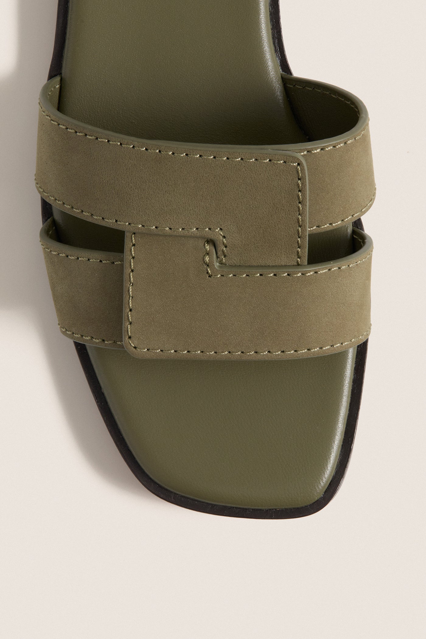 Olive Nubuck Muse Sandals