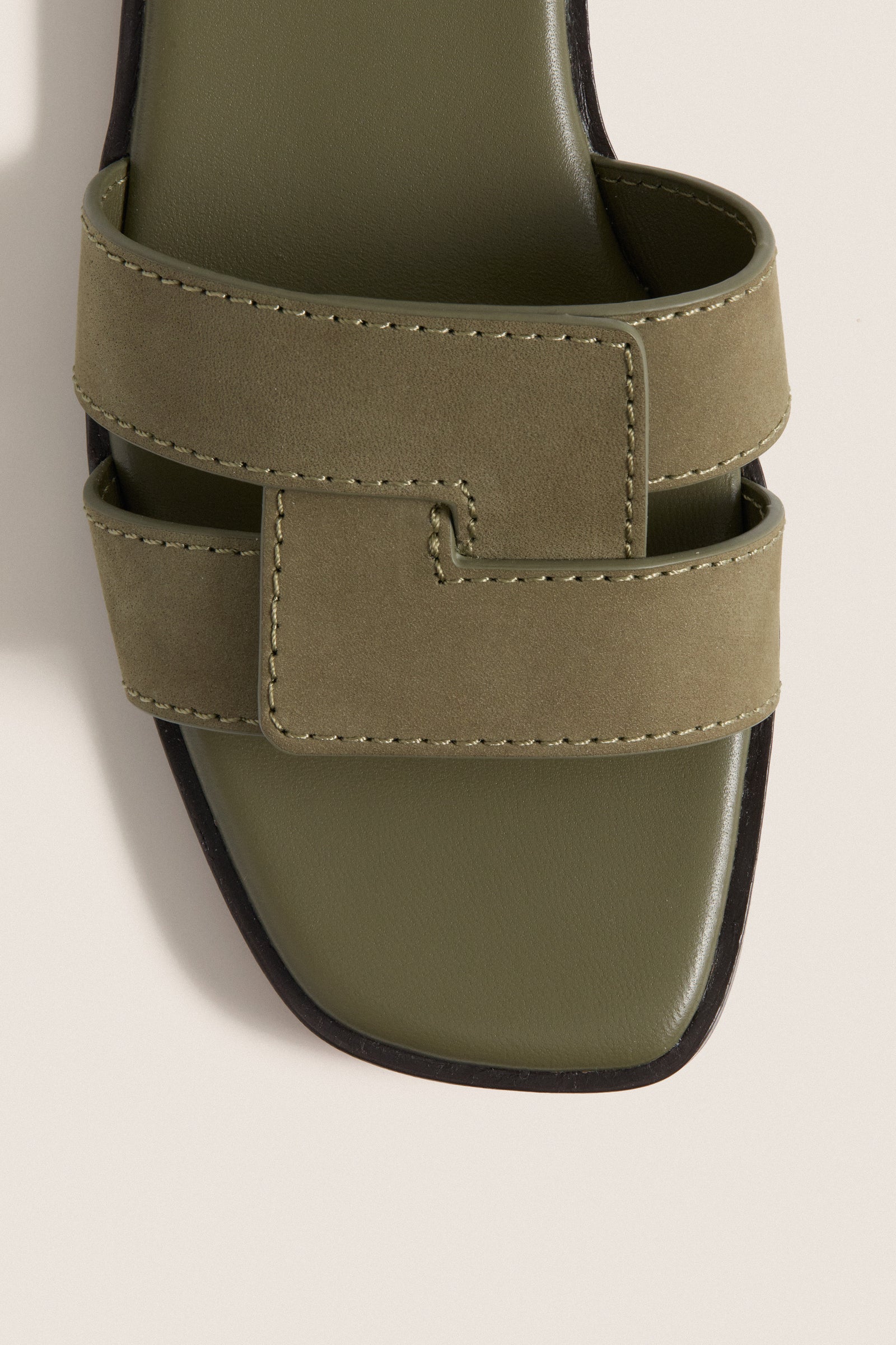 Olive Nubuck Muse Sandals