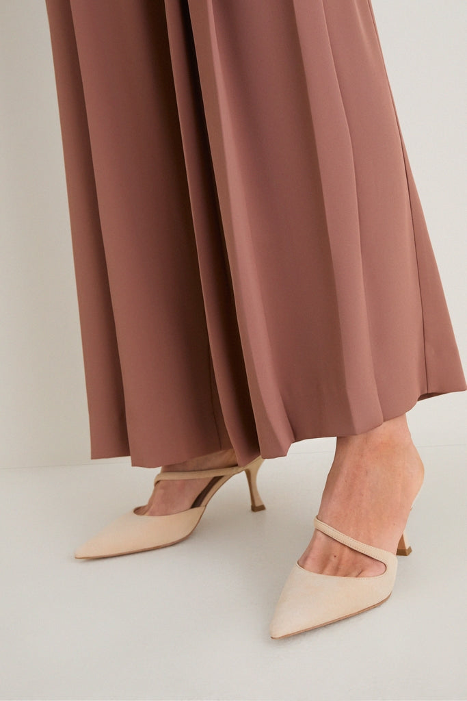 Tuckernuck Shoes Nude Suede Mimi Heels Nude Suede / 10.5
