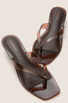 Dark Brown Gaia Jelly Heels