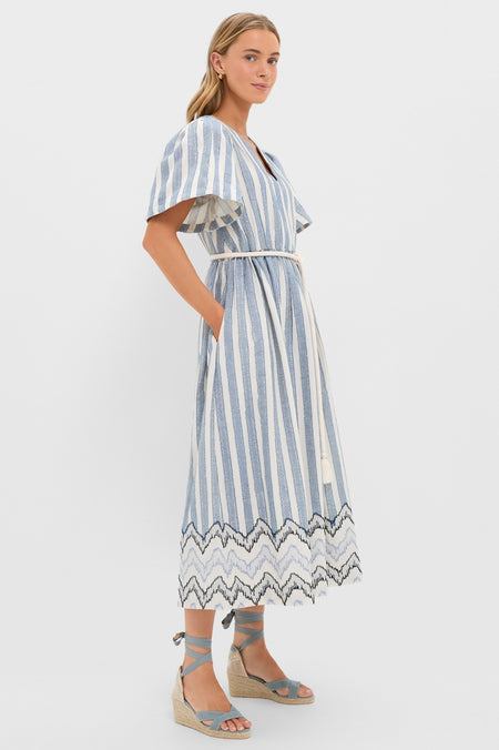 Harbour Stripe Jacquard Mandy Dress