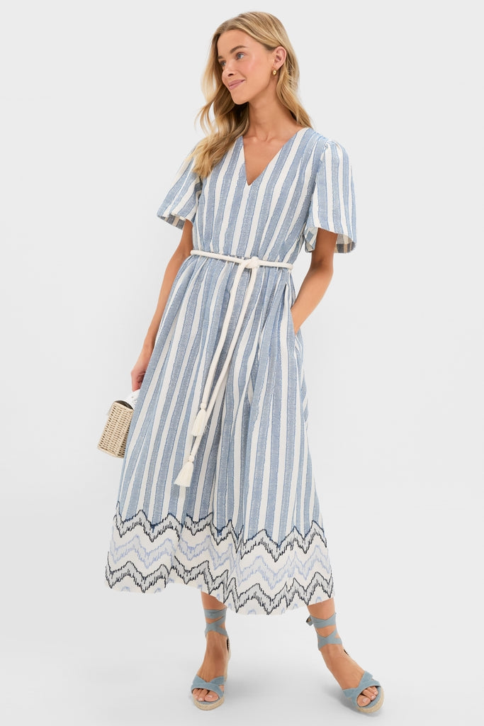 Harbour Stripe Jacquard Mandy Dress