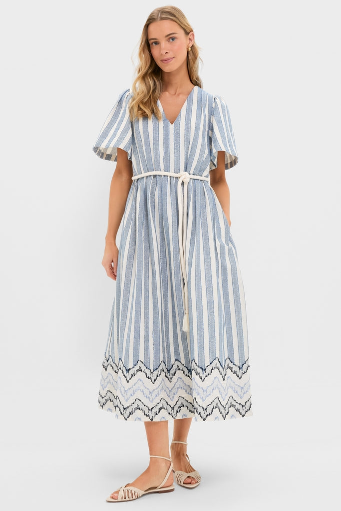 Harbour Stripe Jacquard Mandy Dress