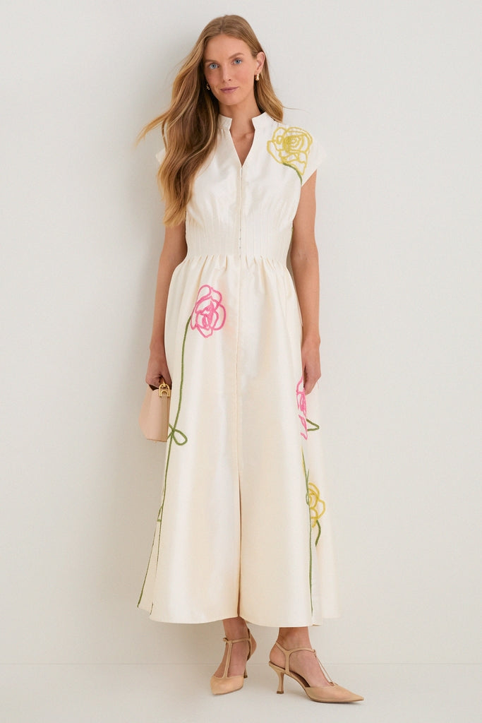 Nude Mesh Margot Heels