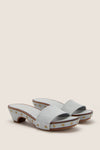 Blue Suede Rosalie Clog Sandals