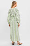 Lime Stripe Rios Caftan