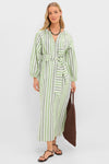 Lime Stripe Rios Caftan