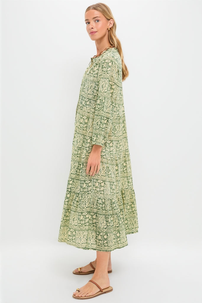 Calypso Reef Long Sleeve Salty Paloma Caftan