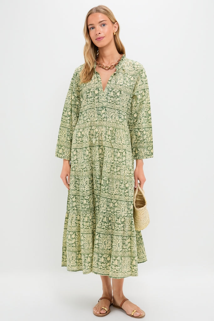 Calypso Reef Long Sleeve Salty Paloma Caftan